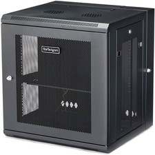 StarTech RK12WALHM 4-Post 12U Wall Mount Network Cabinet - Black picture