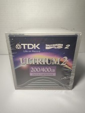 NEW Sealed 5 Pack TDK Ultrium 2 Data Cartridge 200GB 400GB LTO-2 D2405-LT02A-LBL picture