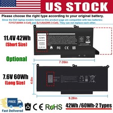 ✅F3YGT Battery for DELL Latitude 12 13 14 7280 7380 7480 E7280 E7380 /DJ1J0 NEW picture