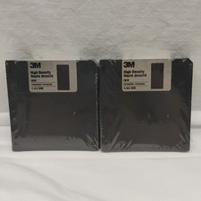 3M High Density Diskette 2X Five Pack Plastic Seal Vintage 3.5