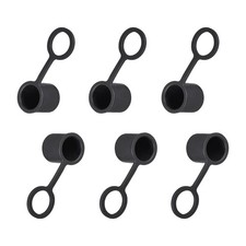 20PCS,Silicone BNC-B Anti-Dust Stopper Cap Cover for Female Jack Black picture