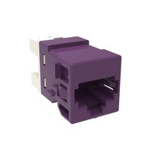 Commscope UniPrise 760237787 Cat6 RJ45 Jack UNJ600-VL Violet New Sealed picture