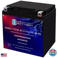 Mighty Max Battery YTX30L-BS 12V 30AH 385 CCA Motorcycle Battery picture