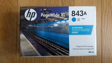 2022 GENUINE HP 843A CYAN 400ml Ink C1Q58A PageWide XL 4000 4500 SEALED NEW picture