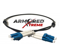 15 Meter OS2 LC LC Armored Xtreme Indoor/Outdoor Fiber Patch Cable picture