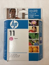 HP 11 Magenta Ink Cartridge C4837A New Sealed Genuine  - 2010; 28ml picture
