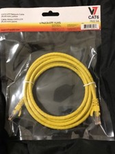 V7-CABLES V7N2C6-07F-YLWS 7FT CAT6 YELLOW UTP SNAGLESS RJ45 picture