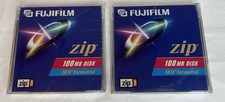 2 - FUJIFILM ZIP 100MB DISC IBM FORMATTED ZIP 100 DISCS - BRAND NEW SEALED picture