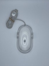 Genuine Apple Rare White Transparent Macintosh Mac USB Mighty Mouse M5769 E picture