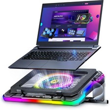 AICHESON RGB Gaming Laptop Cooling Pad Stand for 15-19