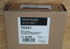11-2022 NIB EPSON T6361 Photo Black Ink 700ml for Stylus Pro 7890/7900/9890/9900 picture