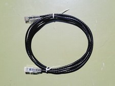 Set of 4 Lynn Electric Black 7ft Cat6 UTP Ethernet Patch Cord 28AWG ULTRA SLIM picture