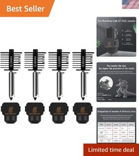 4-Pack Bamboo A1 mini/A1/A2L Hotend Kit, 0.2/0.4/0.6/0.8mm Hardened Steel Noz... picture