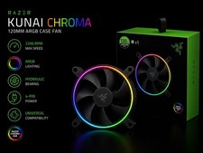 Razer Kunai Chroma 120mm ARGB Case Fan – PWM | 1-Pack | US Seller picture