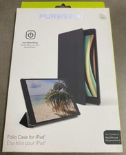 PureGear Folio Case for Apple iPad (5/6th Gen.)- Black/Clear picture