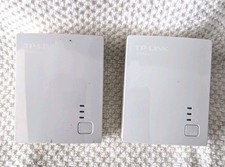 (2) TP-Link TL-PA411 AV500 NAno Powerline Adaptor - 500mbps Ethernet Plug In picture