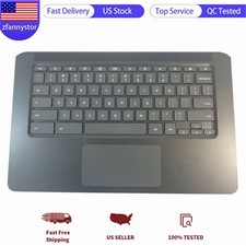 New  For HP Chromebook 14A G5 Palmrest US Keyboard & Touchpad OEM L62440-001-USK picture