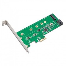 Syba SI-PEX50065 M.2 NGFF SSD and SATA 6G Port HDD PCI-e x1 Card with RAID picture