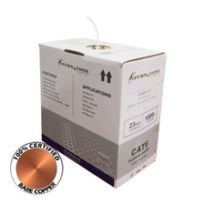 TSCables Cat6 Plenum Solid Bare Copper 1000ft 550 Mhz 23 AWG Cable in 10 Colors picture