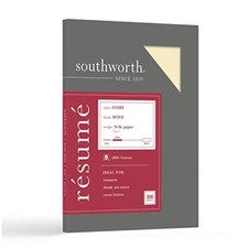 Southworth® 100% Cotton Résumé Paper 8 1/2