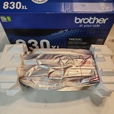 NEW GENUINE - BROTHER TN830XL BLACK TONER - TN-830XL SEALED BAG picture