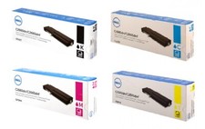 4 x Genuine Toner DELL C2660dn C2665dnf / 67H2T V1620 GP3M4 R9PYX SET Cartridge picture
