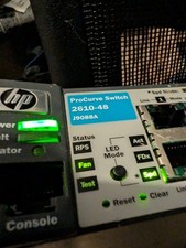 HP ProCurve 2610-48 J9088A 48 Port Network Ethernet Switch --TESTED & RESET picture