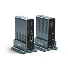 ACASIS USB-C Docking Station 3 monitors | Dual HDMI 4K@60Hz & Gigabit Ethernet picture