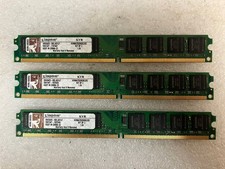 (3x 1GB) Kingston KVR667D2N5K2/2G PC2-5300 DDR2-667 Slim Desktop DIMM Memory picture