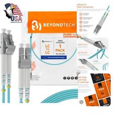 BEYONDTECH 8m LC to LC Fiber Patch Cable OM3 Duplex 50/125µm picture