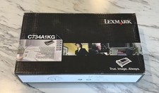 Genuine LEXMARK C734A1KG Black Toner Cartridge C734 C736 X734 X736 X738 picture