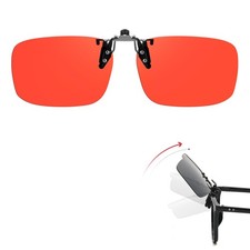 Clip On Blue Light Blocking Glasses for Eyestrain/Light-Sensitive/Headache Fl... picture