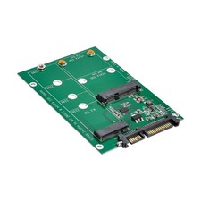 NFHK 2 in 1 Combo Mini PCI- E 2 Lane M.2 NGFF & Green SATA to NGFF+MSATA picture