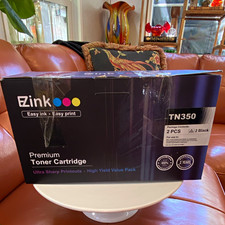 EZink TN350 Compatible Black Toner Cartridge 2-Pack for Brother Laser picture