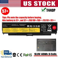 ✅NEW T440P T540P Battery for ThinkPad L440 L540 W540 45N1150 0C52863 0C52864 57+ picture