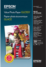 Epson Value Photo Paper Glossy 20 Sheets 4x6