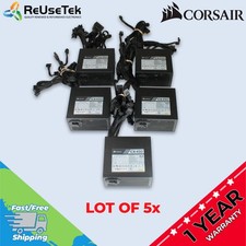 Lot of 5 Corsair CX450 450W Power Supply 80 Plus Bronze 120mm Silent Fan +12V picture