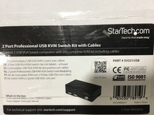 StarTech.com MODEL SV231USB 2-Port Professional USB Switch Kit with cables (NOB) picture