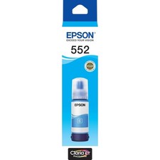 AU Epson T552 Cyan Claria EcoTank 552 Ink Bottle Toner C13T06W292 Genuine picture