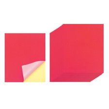 30 Sheets Printable Self Adhesive Sticker Paper for Inkjet Printer Red picture