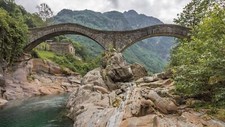 Landscape nature bridge Custom Gaming Mat Desk picture