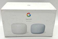 Google Nest Wifi Router and Point 2 Pack Snow/Mist GA01426-US Open Box picture