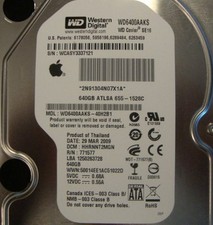WD6400AAKS-40H2B1 Apple 655-1528C 640gb 3 Sata Desktop Drive picture