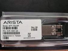NEW ARISTA SFP-10G-SR Fiber Optic Transceiver Guaranteed Genuine XVR-10001-20 picture