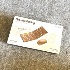 Samsers Foldable Portable Full-Size Folding Keyboard & Mouse Bundle picture