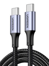 UGREEN 100W USB C to USB C Cable 6.6ft Black 2-Pack Fast Charging Cord picture