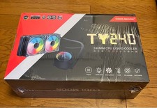 COOLMOON 240mm Liquid CPU Cooler ARGB 5V 3 Pin Black Unused picture