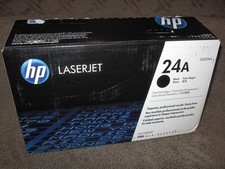 HP Q2624A Black Toner Cartridge Genuine 24A LaserJet 1150 picture
