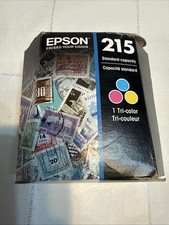 Epson 215 Tri Color Cyan Magenta Yellow Ink Cartridges New Exp 2022 picture