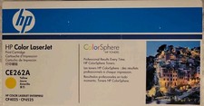 HP LaserJet CE262A YELLOW Toner Print Cartridge CP4025 CP4525 New Sealed picture